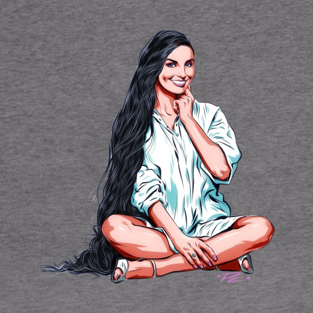 Crystal Gayle - An illustration by Paul Cemmick by PLAYDIGITAL2020